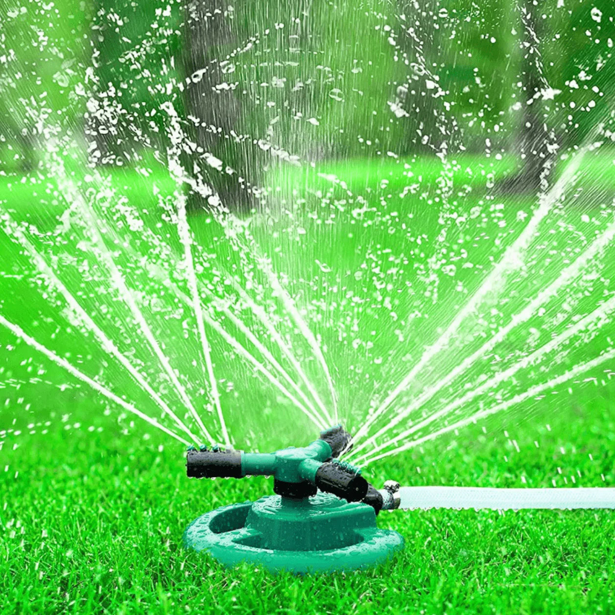 Rotating garden sprinkler