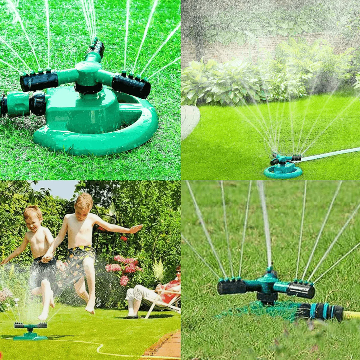 Rotating garden sprinkler